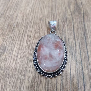 Sunstone Round Pendant