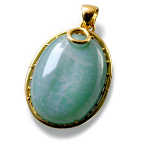 Geen Jade Round Pendant