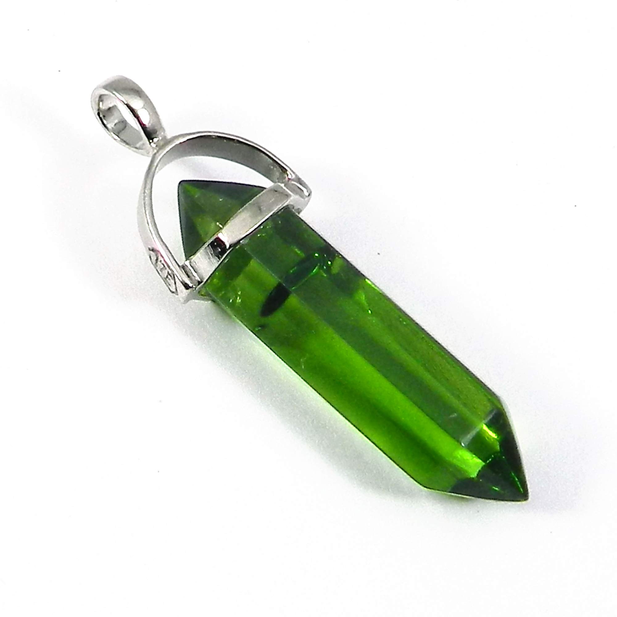 Peridot Pencil Pendant