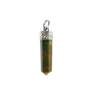 Bloodstone Pencil Pendant