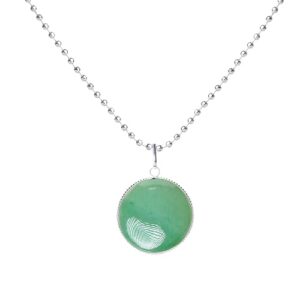 Green Aventurine Round Pendant