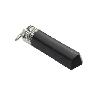 Black Tourmaline Pencil Pendant