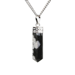 Obsidian Pencil Pendant
