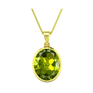 Peridot Round Pendant