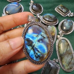 Labradorite Round Pendant
