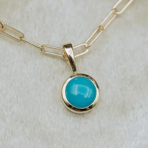 Turquoise Round Pendant