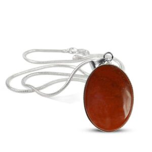 Red Jasper Round Pendant