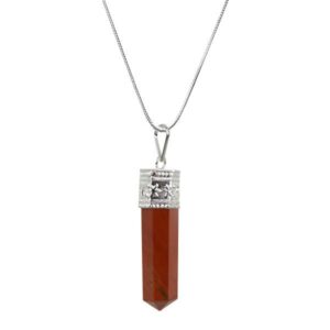 Red Jasper Pencil Pendant