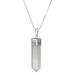 Selenite Pencil Pendant